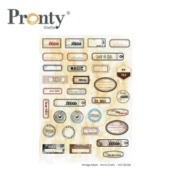 Embellishment Vintage Label - Pronty Crafts