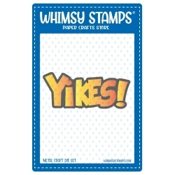 Yikes Word and Shadow Die Set - Whimsy Stamps