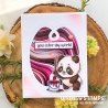 Panda Painter Clearstamps - Whimsy Stamps