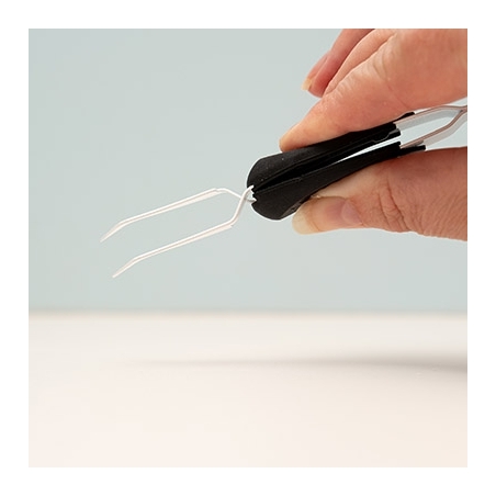 Reversed Tweezer Soft Grip Fine Tip - Studio Light