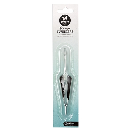 Reversed Tweezer Soft Grip Fine Tip - Studio Light