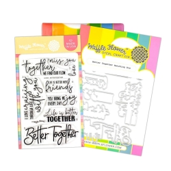 Better Together Combo Stamps & Dies - Waffle Flower