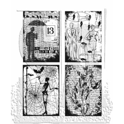 CMS045 - Eclectic Collages Tim Holtz Cling Stamps