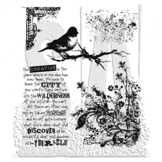 CMS061 - Urban Tapestry Tim Holtz Cling Stamps