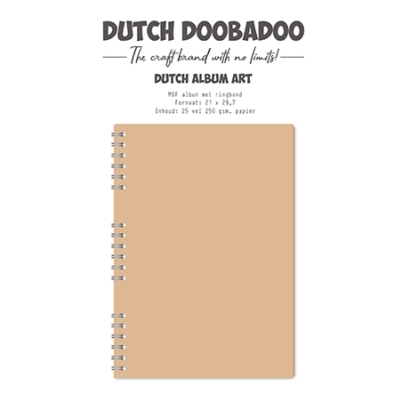 MDF Art Journal Notebook - Dutch Doobadoo