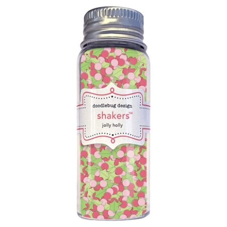 Tinsel Time Jolly Holly Shakers - Doodlebug