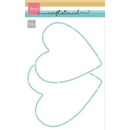 PS8176 - Craft Stencil 2 Hearts