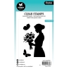 Flower Lady Essentials Silhouette Clearstamp - Studio Light