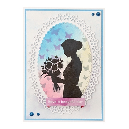 Flower Lady Essentials Silhouette Clearstamp - Studio Light