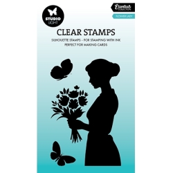 Flower Lady Essentials Silhouette Clearstamp - Studio Light