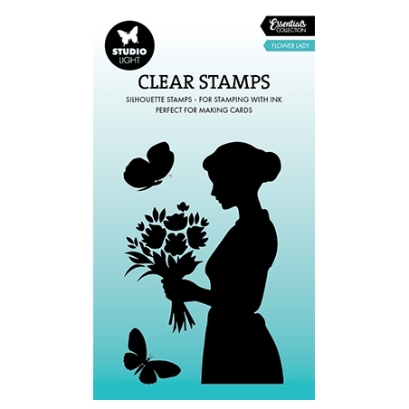 Flower Lady Essentials Silhouette Clearstamp - Studio Light