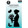 Flower Lady Essentials Silhouette Clearstamp - Studio Light