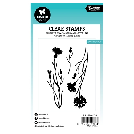 Cornflowers Essentials Silhouette Clearstamp - Studio Light