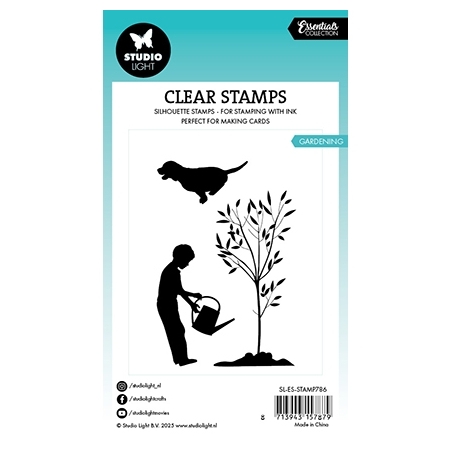 Gardening Essentials Silhouette Clearstamp - Studio Light