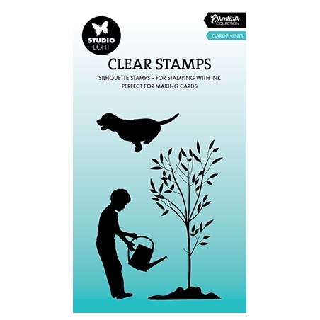 Gardening Essentials Silhouette Clearstamp - Studio Light