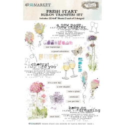 Fresh Start Rub-On Transfer Set - 49 And Market