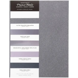 Charcoal - Harmony Precious Metals Cardstock 8.5x11"