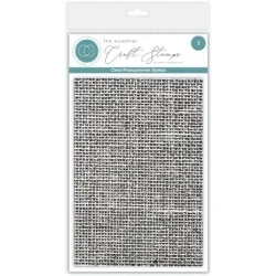 Clearstamps Hessian Texture - Craft Consortium