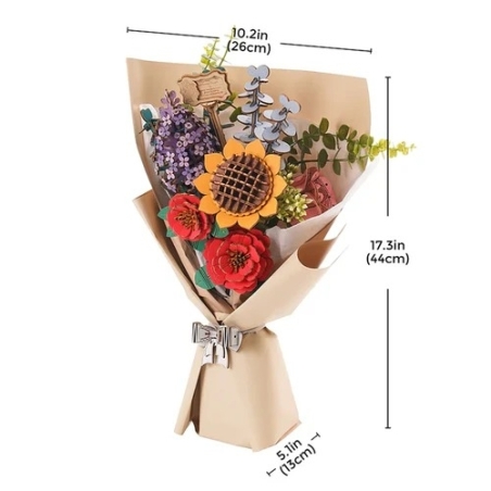 Robotime Flower Bouquet / Bos bloemen