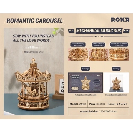 Robotime Romantic Carousel AMK62