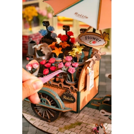 Robotime Blossom Cart