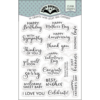 Bouquet Sayings Clearstamp...