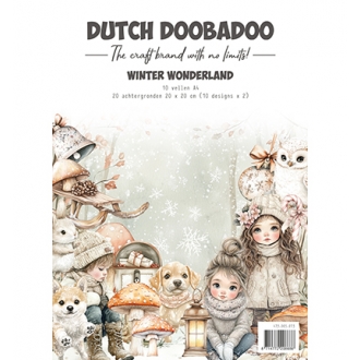 Collage Paperset Winter Wonderland - Dutch Doobadoo