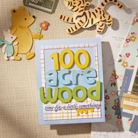 Pooh's Alphabet, Numbers & More Etched Dies - Spellbinders