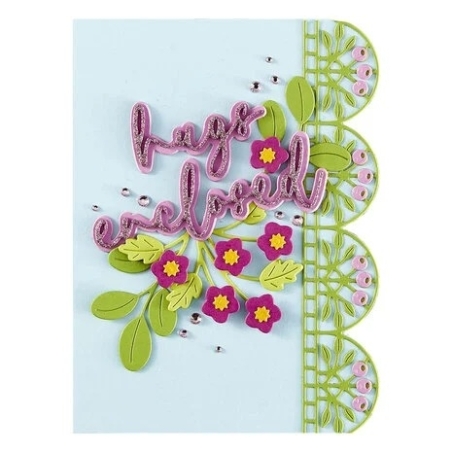 Berry Fields Border Etched Dies - Spellbinders