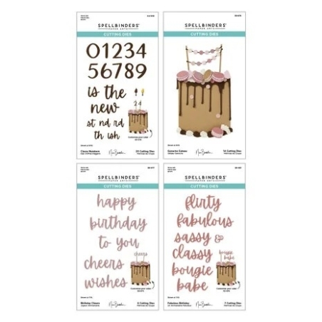 Bougie Birthday Celebration Die Bundle - Spellbinders