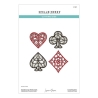 Kaleidoscope Noble Suits Etched Dies - Spellbinders