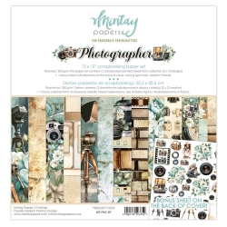 Photographer - 12x12" Paper Set - Mintay