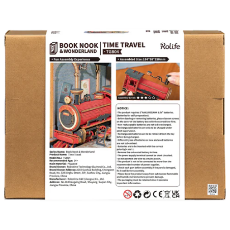 Robotime Book Nook Time Travel