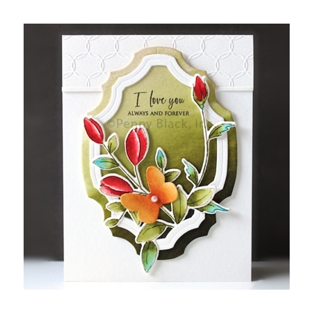 SET Love Blooms Clearstamp - Penny Black