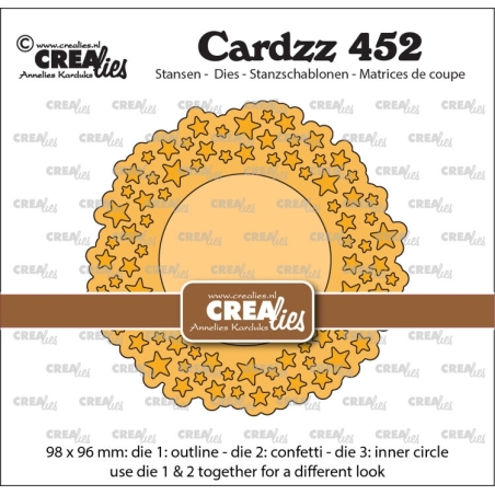 Cardzz Stansen No. 452 - Confetti Sterren - Crealies