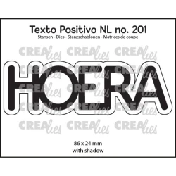 Texto Positivo Stansen No. 201 HOERA - Crealies