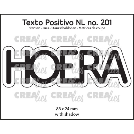 Texto Positivo Stansen No. 201 HOERA - Crealies