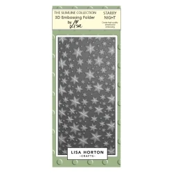 Starry Night Slimline Embossingfolder - Lisa Horton