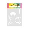 Butterfly Focal Stencil - Waffle Flower