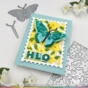 Butterfly Focal Stencil - Waffle Flower