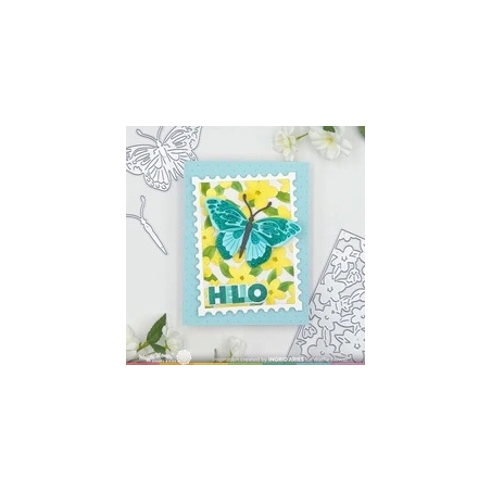 Overlapping Hello Friend Die-n-stencil - Waffle Flower