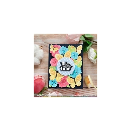 Paper Hug Sentiments Stamp Set - Waffle Flower