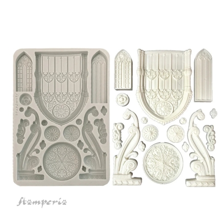 Master of Magic A5 Silicon Mould Architecture Elements - Stamperia