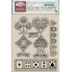 Master of Magic Clearstamps Playing Cards - Stamperia