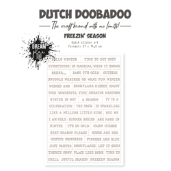 Sticker Art A5 Freezin Season - Dutch Doobadoo