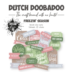 Die-cuts Freezin Season - Dutch Doobadoo