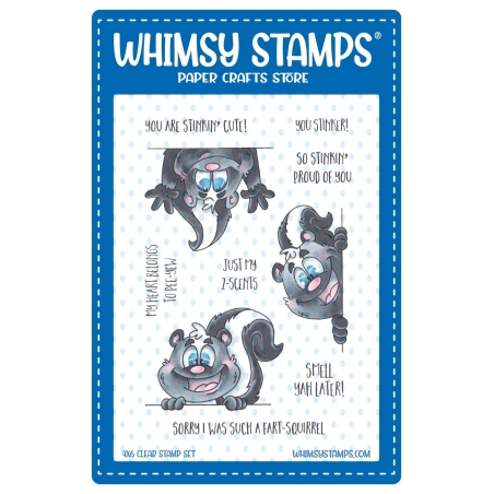 Stinkin Cute Clearstamp - Whimsy Stamps