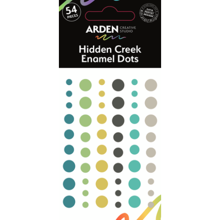 Hidden Creek Enamel Dots (54pcs) - Arden Creative Studio