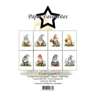 Easter Gnomes A6 Paper Pack - Paper Favourites