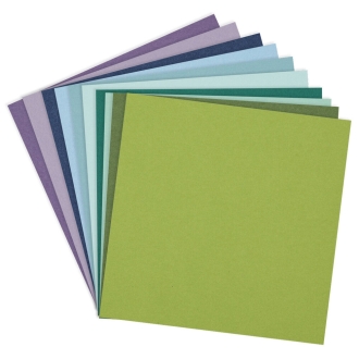 Cool Assortment 12x12" ColorWheel Cardstock (20 Sheets) - Spellbinders